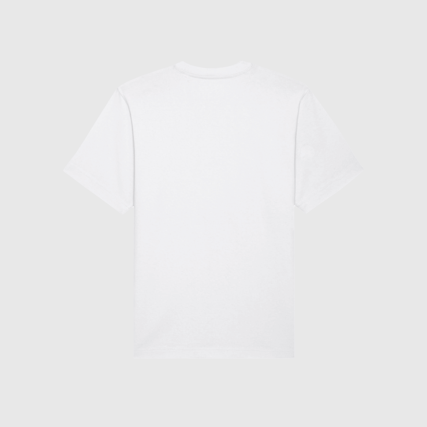 White Oversized T-Shirt with Signature Embroidery
