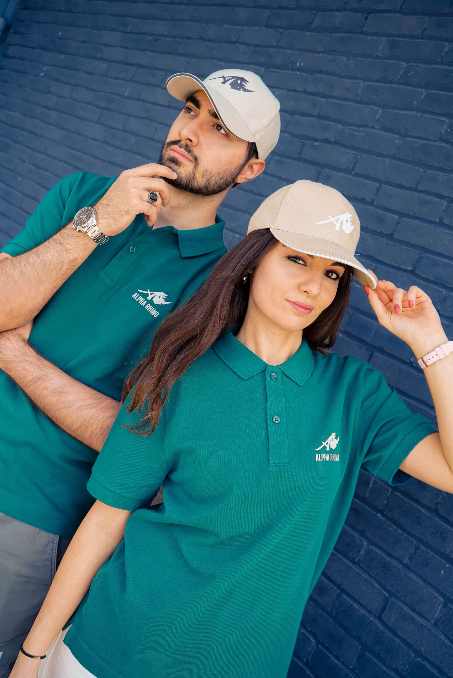 Desert Dust 6-Panel Embroidered Cap with Icon