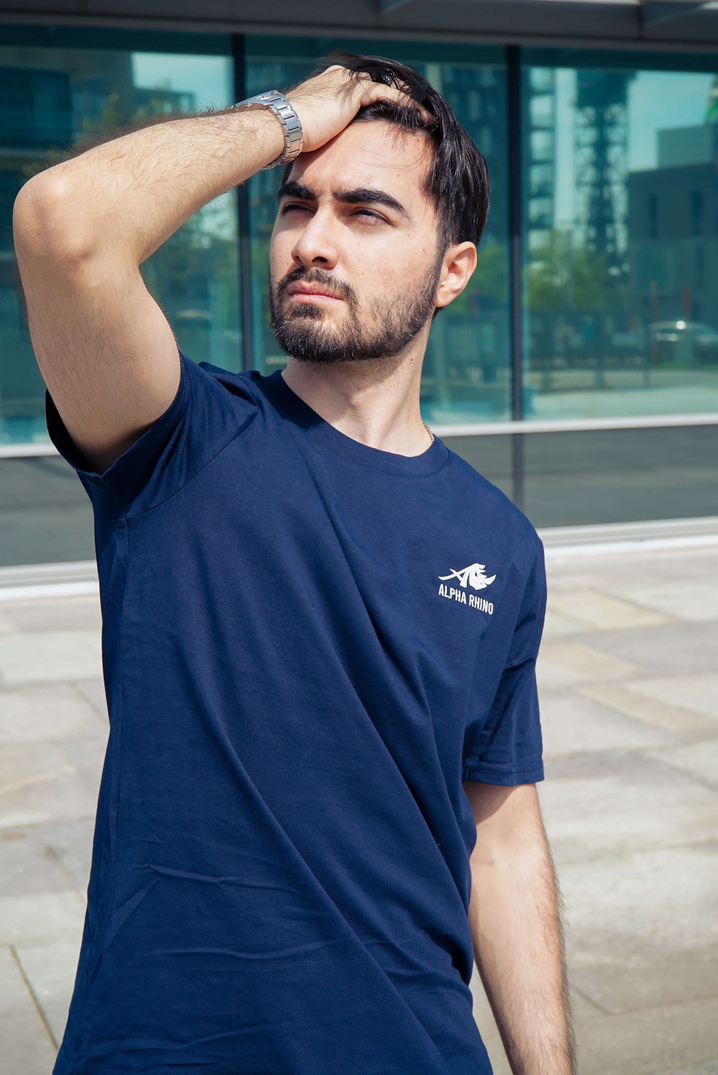 alpha rhino - medium fit unisex t-shirt