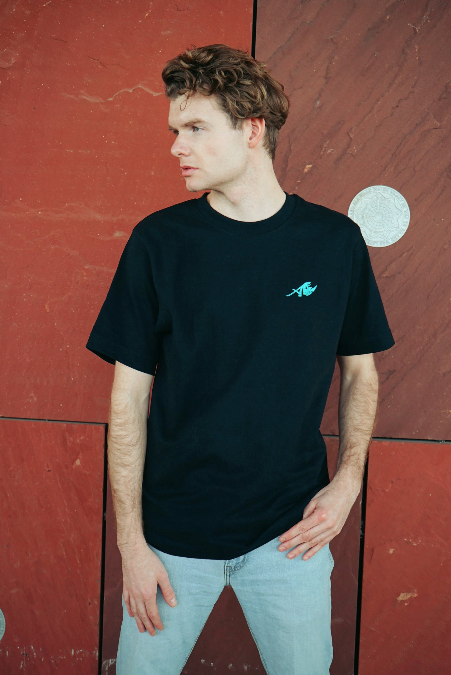 Black Oversized Leopard T-Shirt