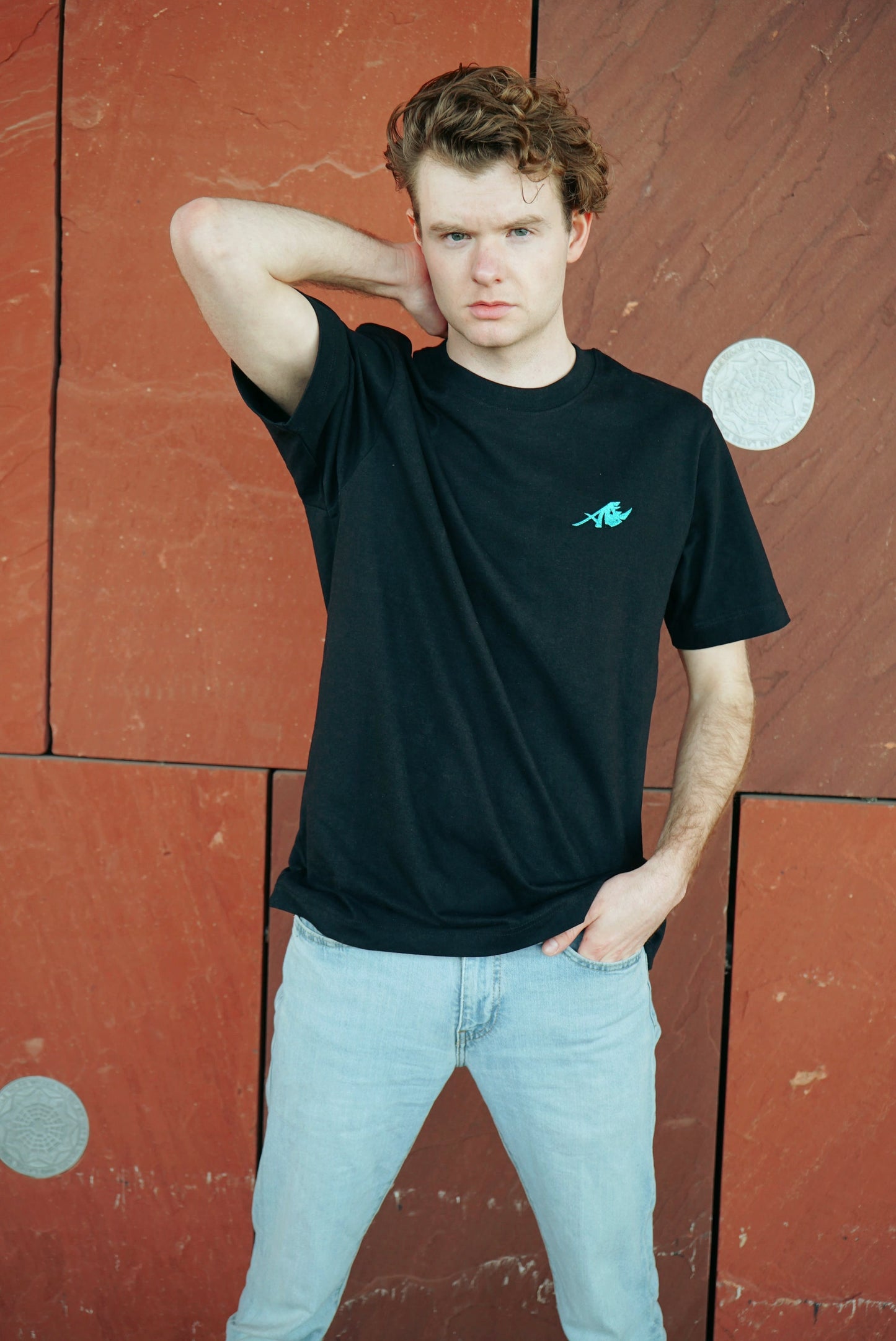 Black Oversized Leopard T-Shirt