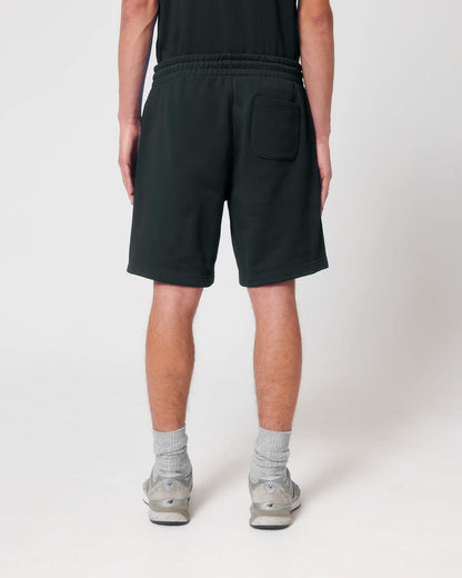 Zwarte joggingbroek met kenmerkende borduursels 