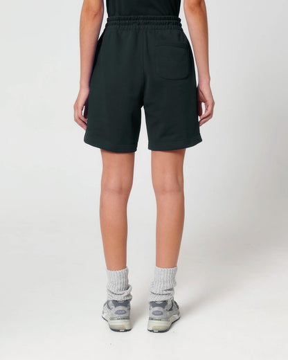 Zwarte joggingbroek met kenmerkende borduursels 