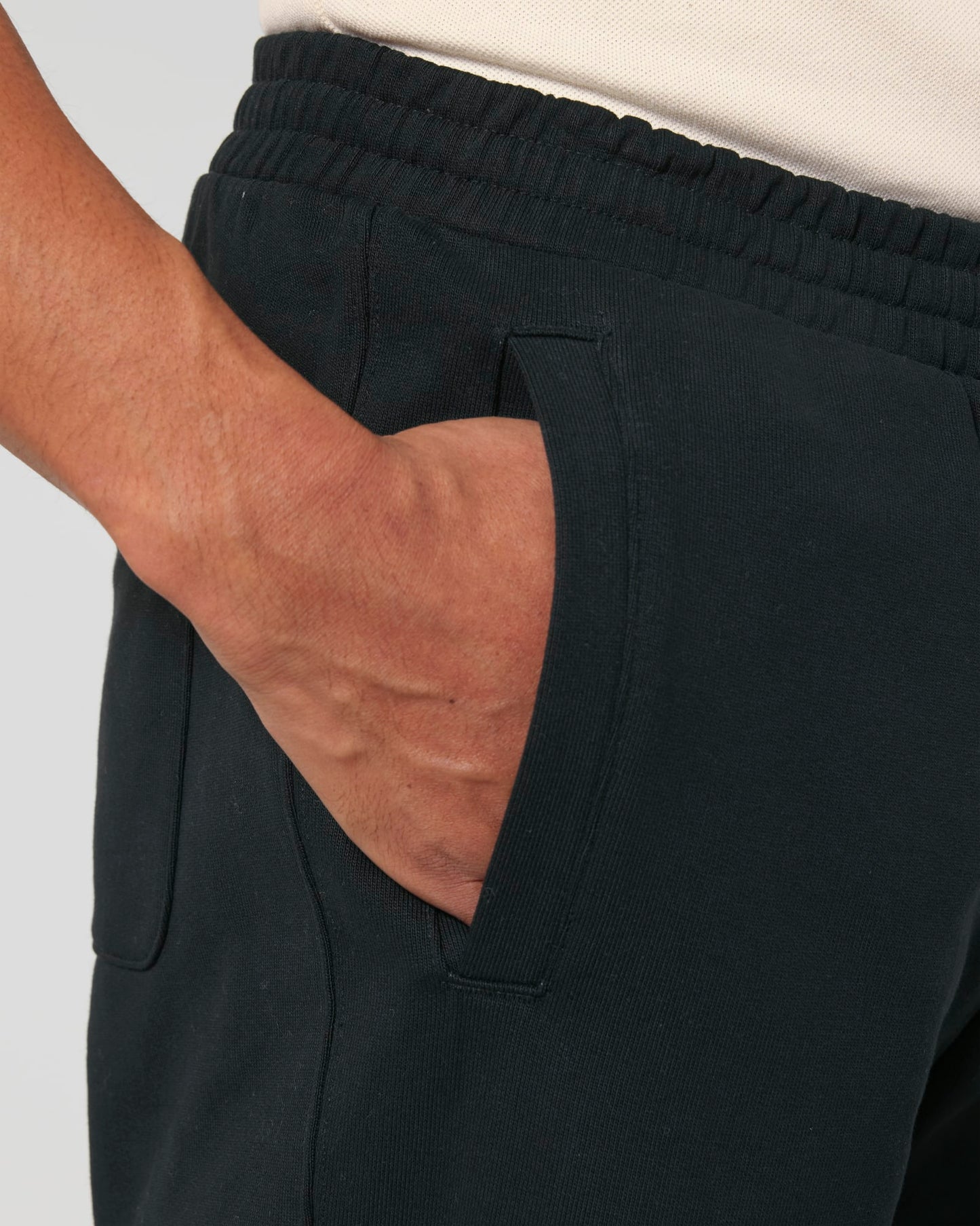 Black Jogger with Signature Embroidery