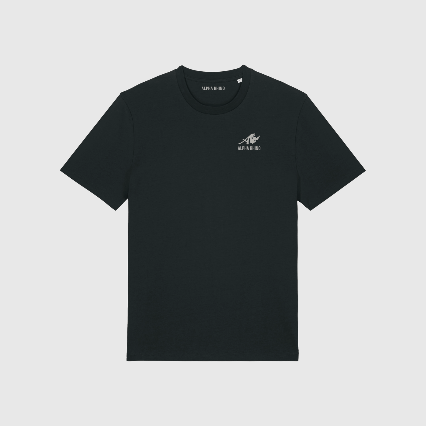 Black T-Shirt with Signature Embroidery