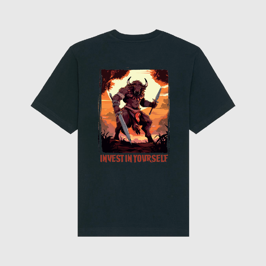 Black Oversized Buffalo T-Shirt