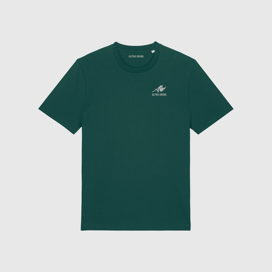 Glazed Green T-Shirt with Signature Embroidery