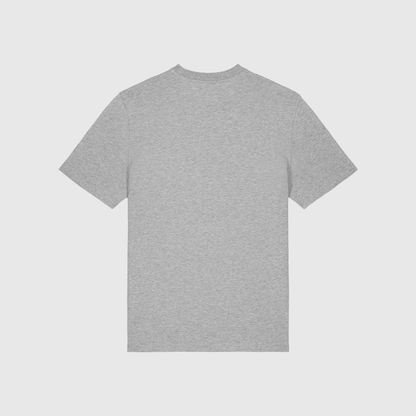 Heather Grey T-shirt met kenmerkende borduursels