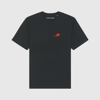 Black Oversized Lion T-Shirt