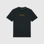 CENTER EMBROIDERED SIGNATURE T-SHIRT