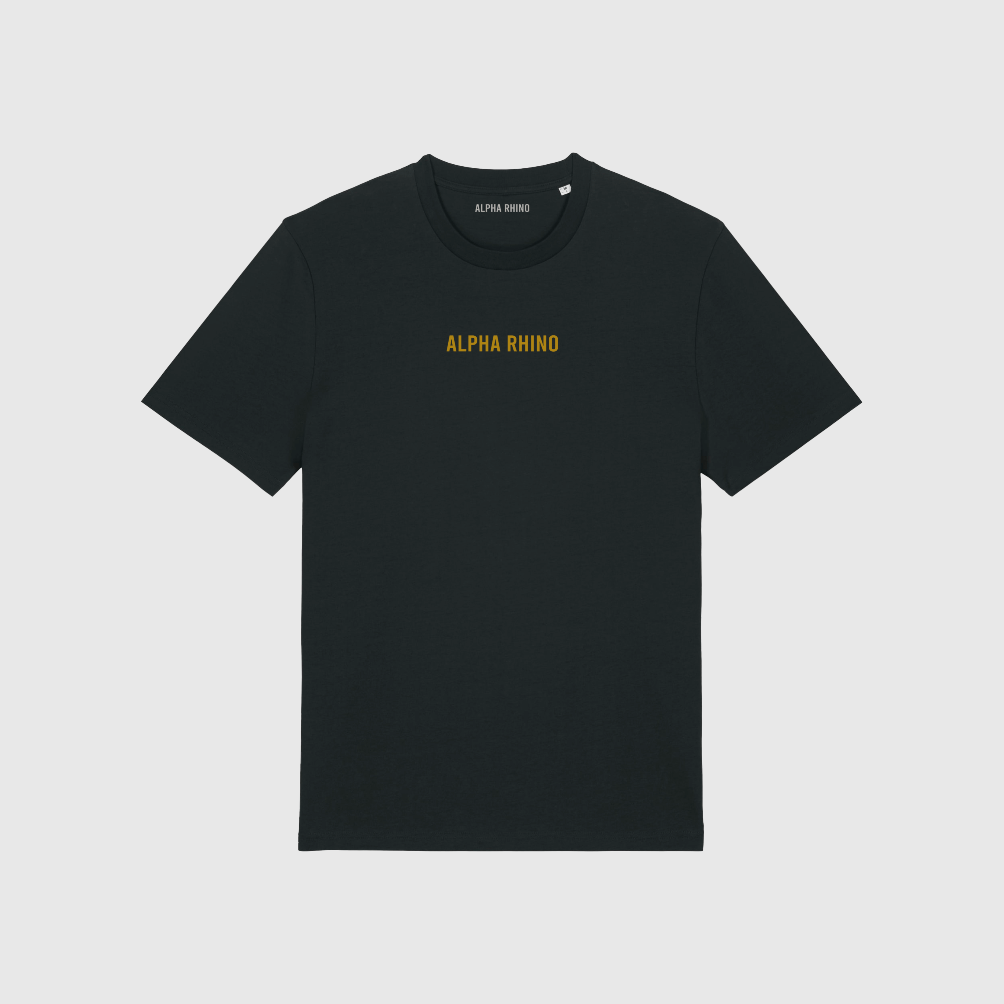 CENTER EMBROIDERED SIGNATURE T-SHIRT