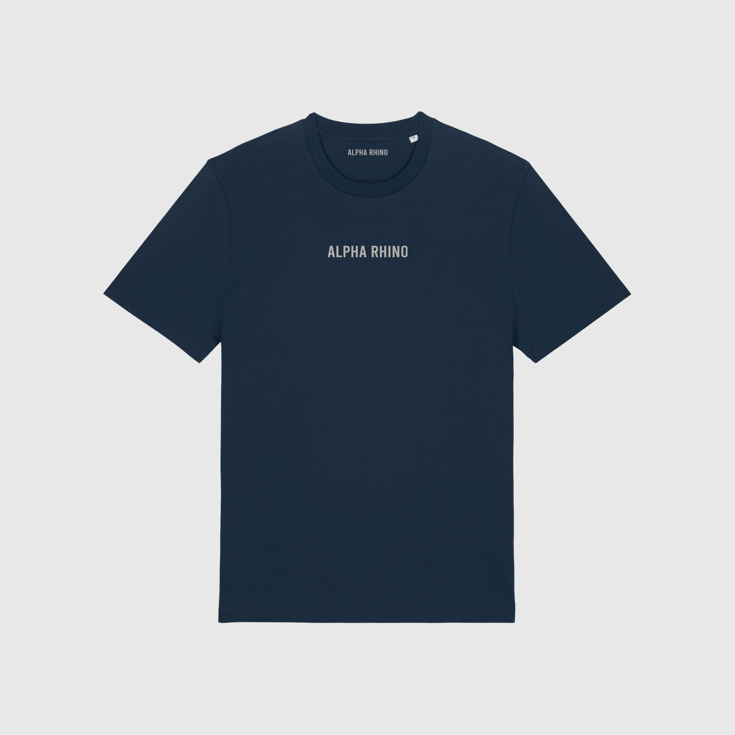 Navy T-Shirt with Signature Embroidery