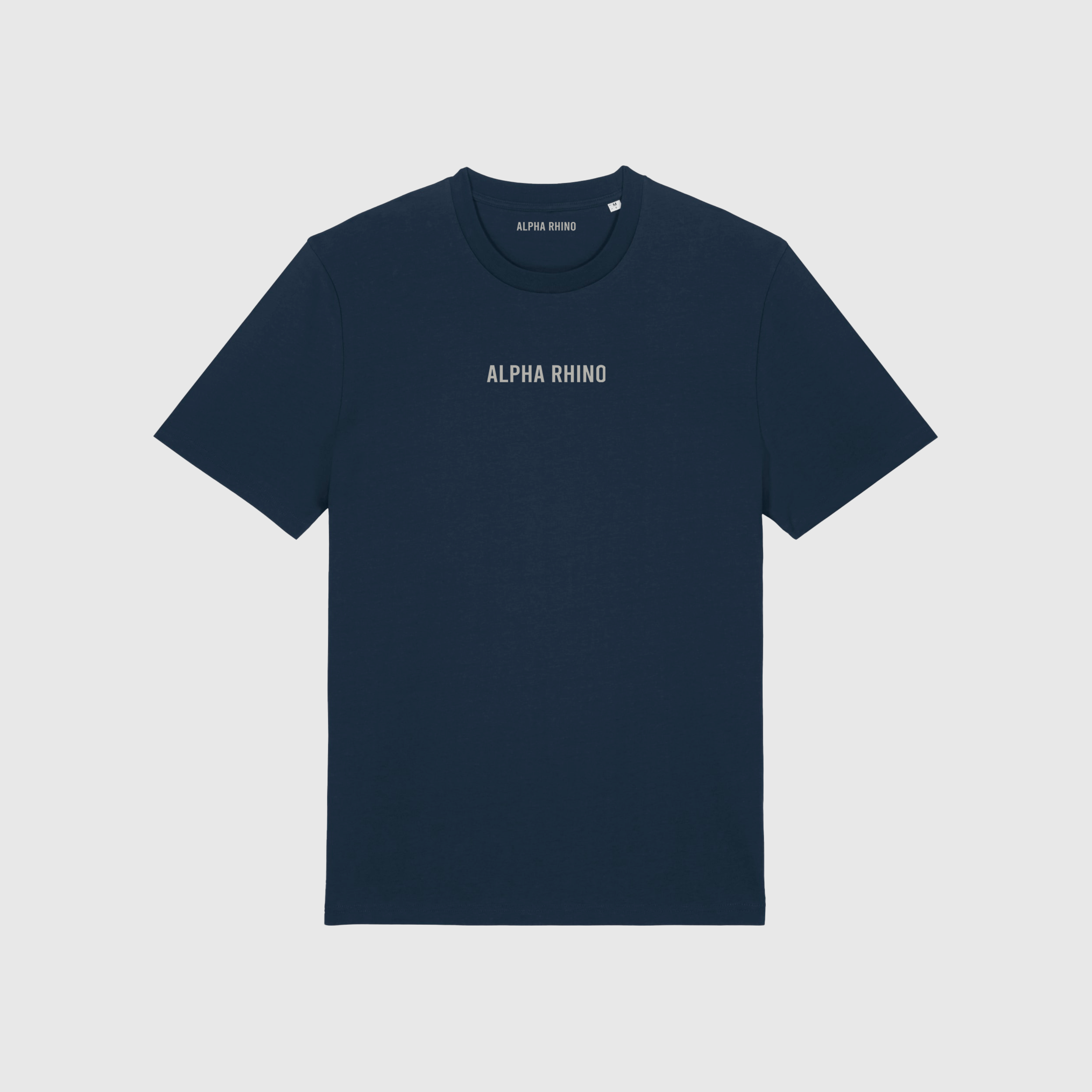 CENTER EMBROIDERED SIGNATURE T-SHIRT