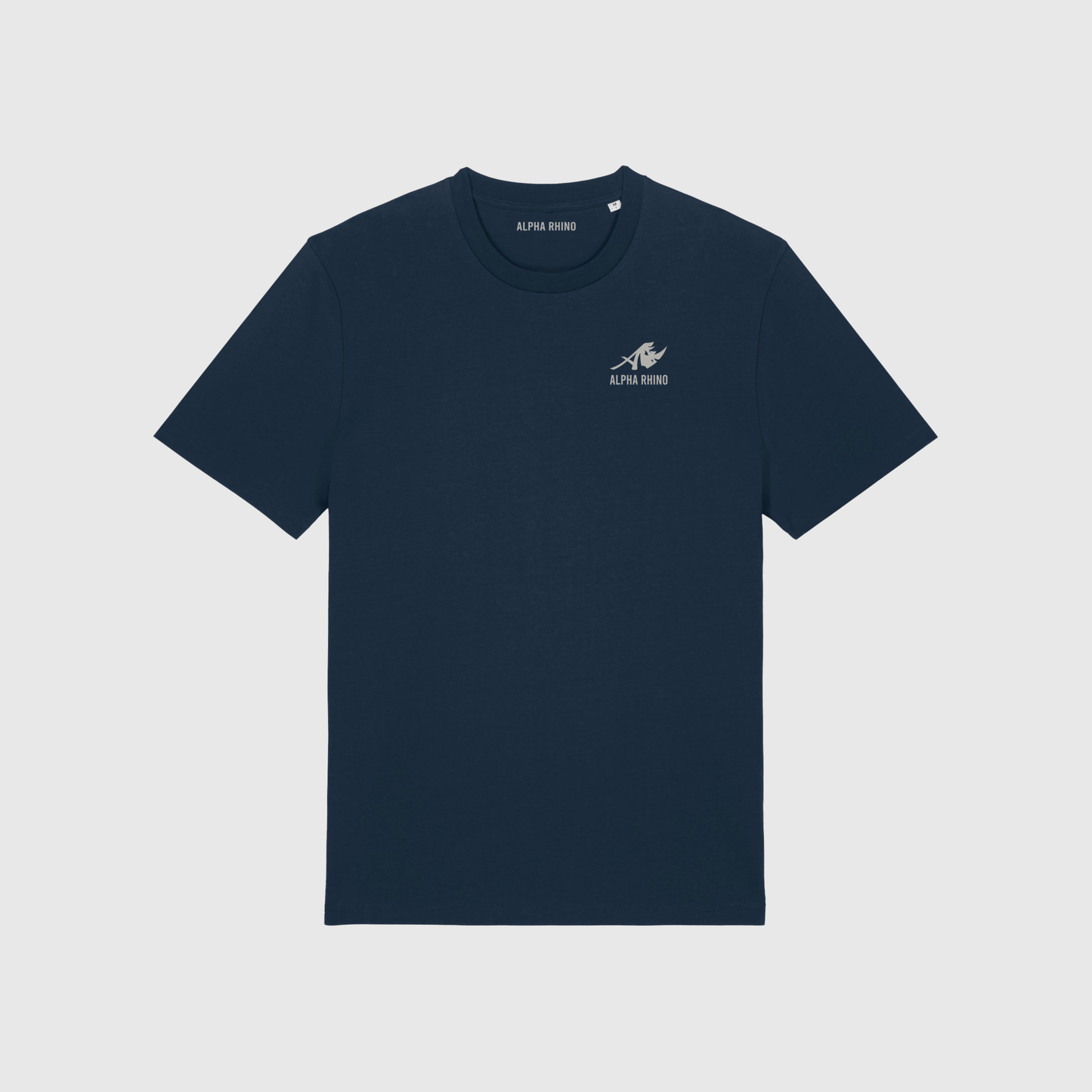 Navy T-Shirt with Signature Embroidery