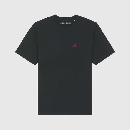 Black Oversized Rhino T-Shirt