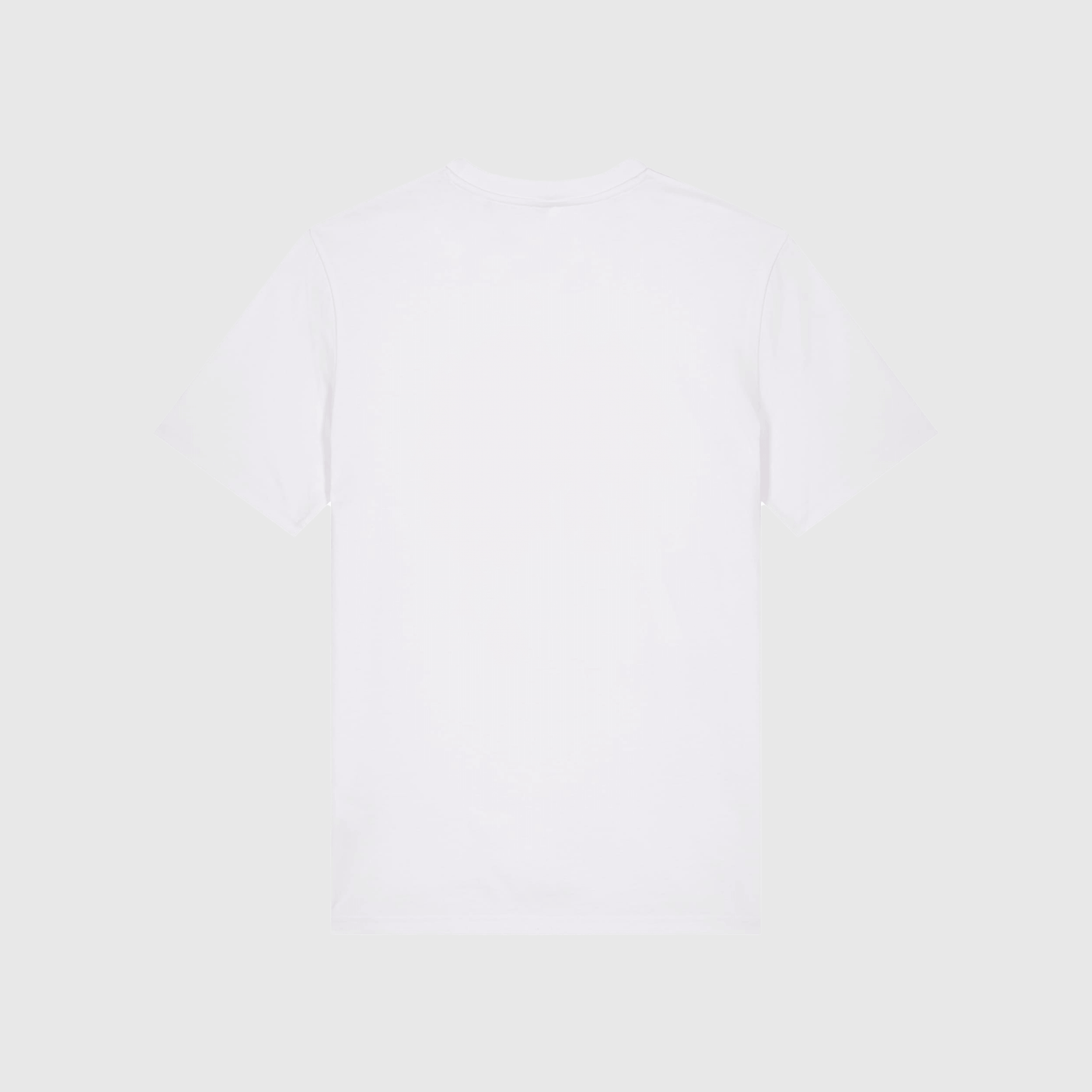 White T-Shirt with Signature Embroidery