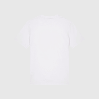 Wit T-shirt met kenmerkende borduursels