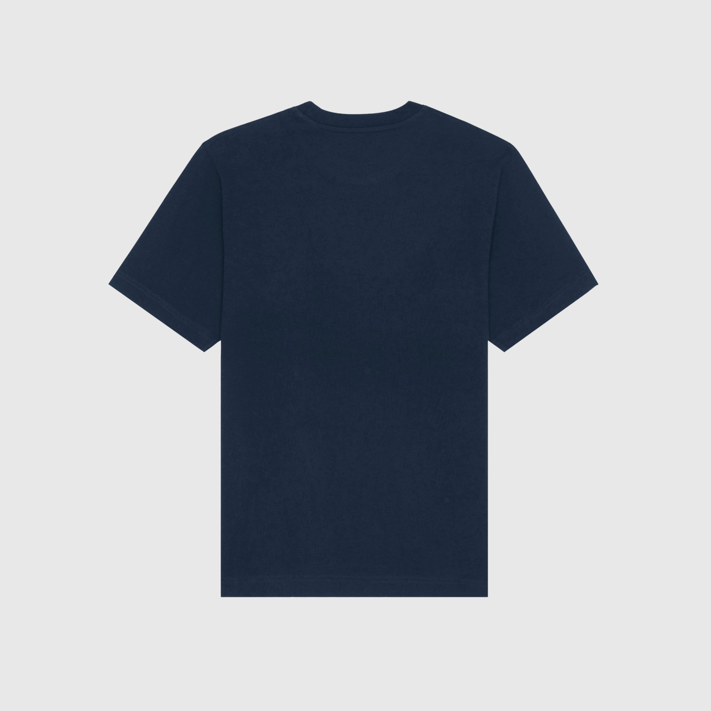 Navy Oversized T-Shirt with Signature Embroidery