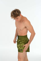 Olive Green Muay Thai Short – Premium Fightwear