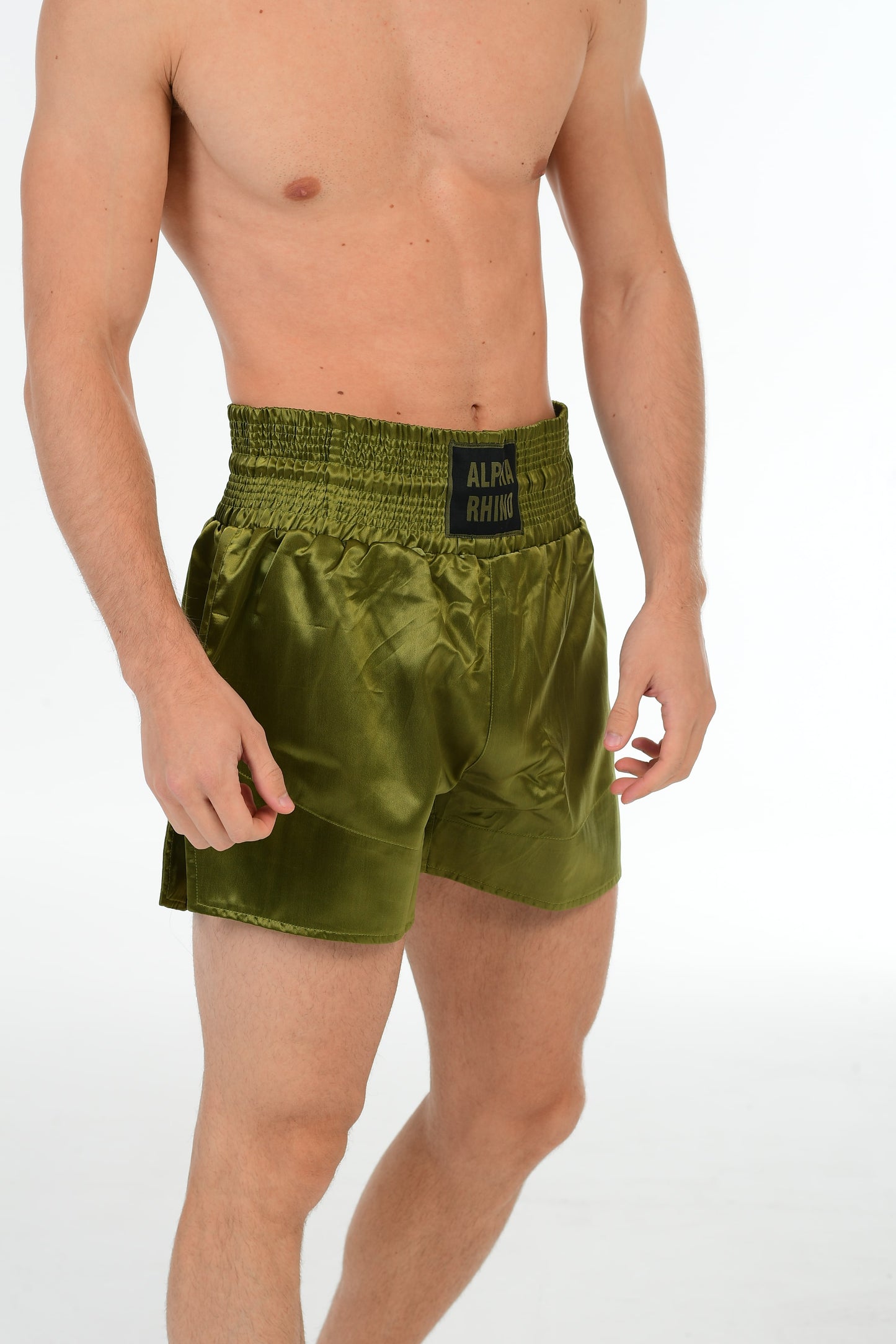 Olive Green Muay Thai Short – Premium Fightwear