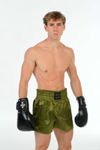 Olive Green Muay Thai Short – Premium Fightwear