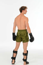 Black Shin Guard with Beige Signature Detail