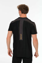 Black Performance T-Shirt – Gold Signature
