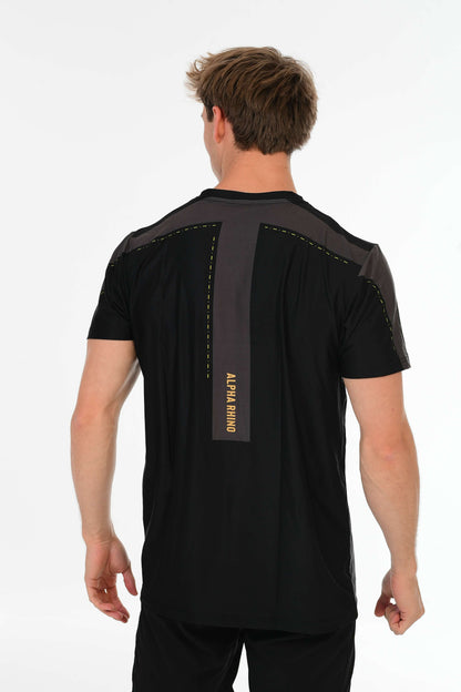 Zwart Performance T-shirt – Gouden Signature