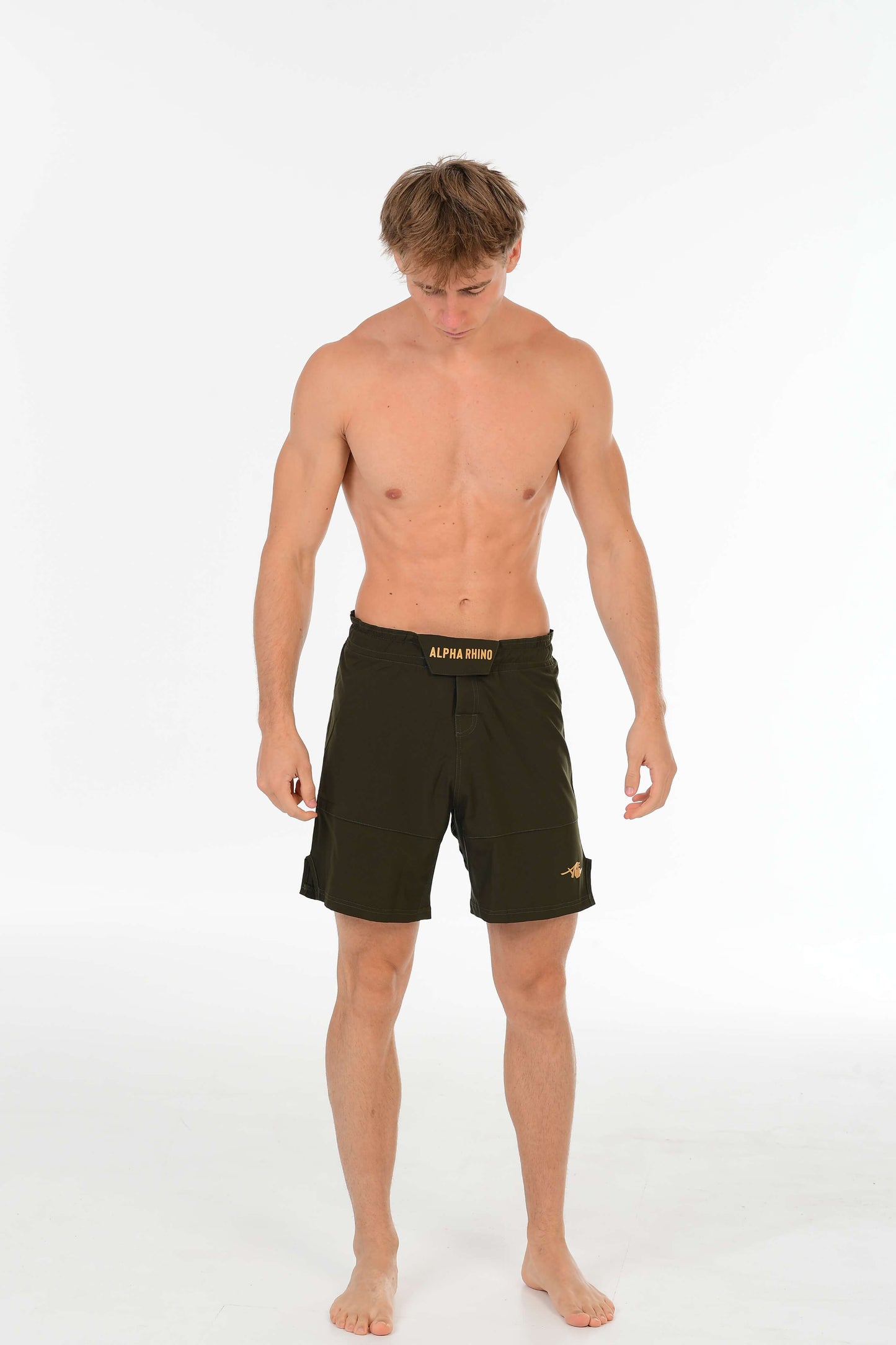 Olive Green Combat Short – Performance Training Shorts