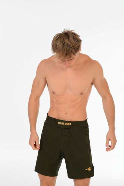 Olive Green Combat Short – Performance Training Shorts