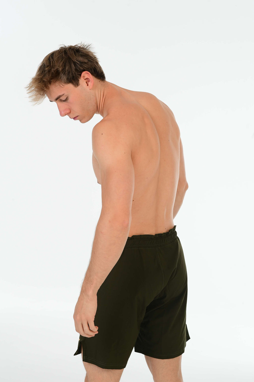 Olijfgroene Combat Short – Performance Trainingsshort