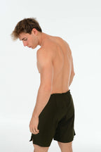 Olijfgroene Combat Short – Performance Trainingsshort
