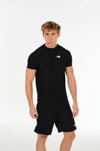 Black Performance T-Shirt – White Signature