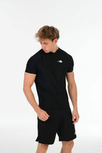 Black Performance T-Shirt – White Signature
