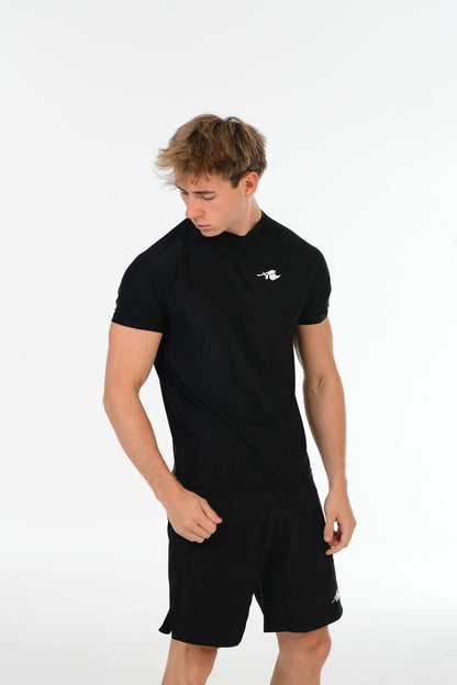 Zwart Performance T-shirt – Witte Signature