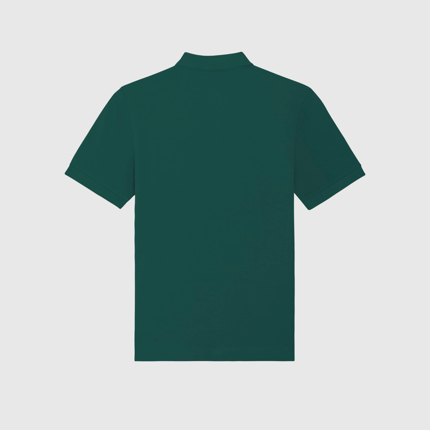 Glazed Green Polo with Signature Embroidery