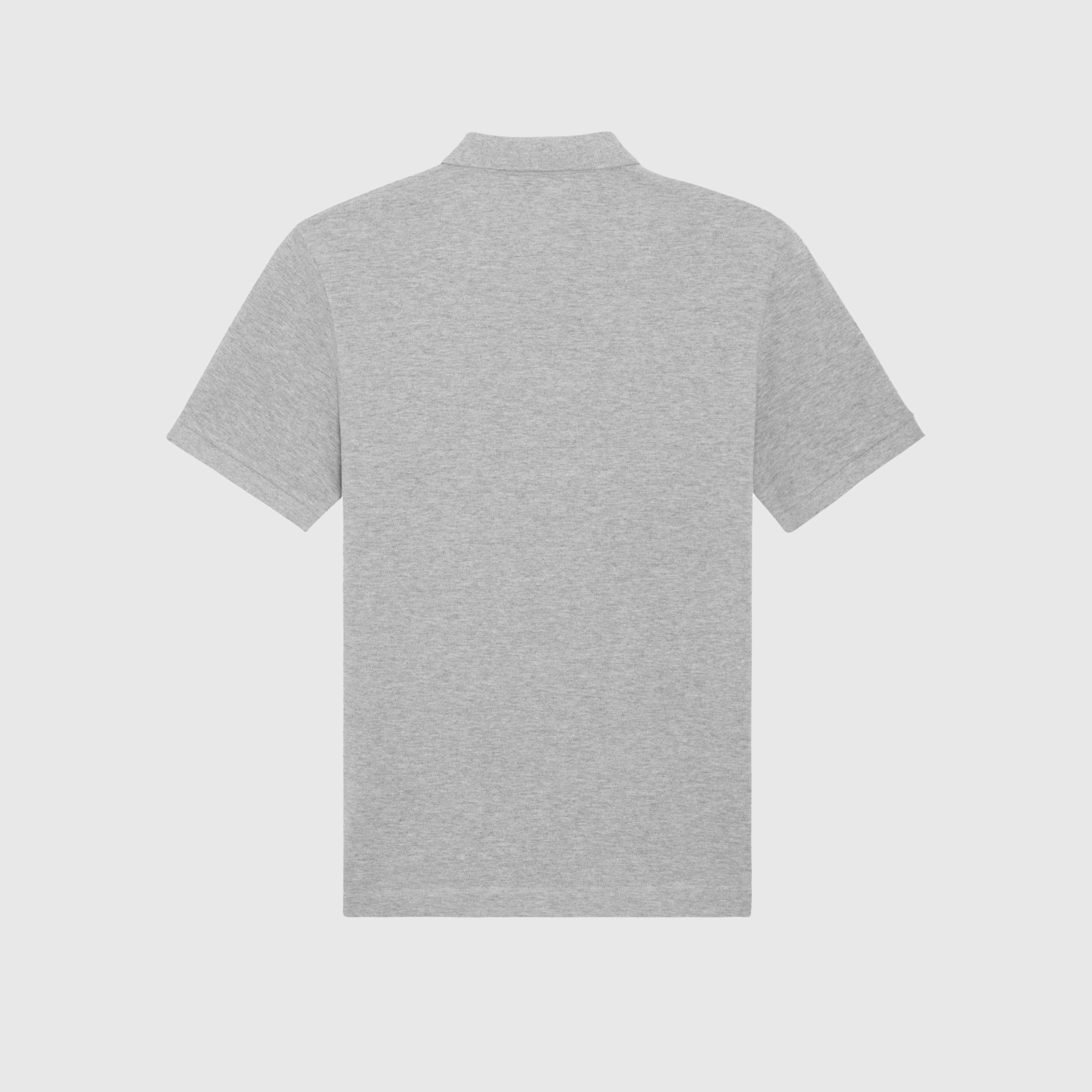 Heather Grey Polo with Signature Embroidery