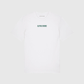 CENTER EMBROIDERED SIGNATURE T-SHIRT