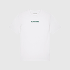 CENTER EMBROIDERED SIGNATURE T-SHIRT