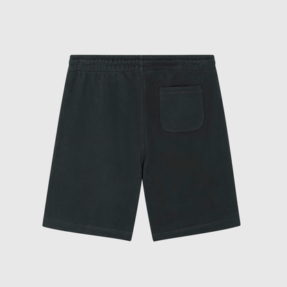 Zwarte joggingbroek met kenmerkende borduursels 